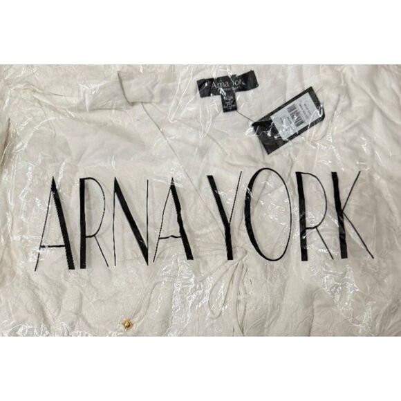 ARNA YORK Emelia Boho Peasant White Maxi Dress, NWT! Size 26/28 - Picture 7 of 9